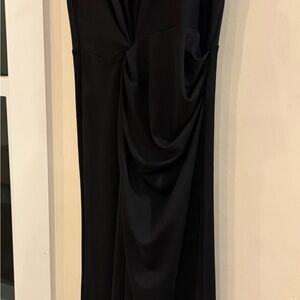 Banana Republic Elegant Black Draped Dress